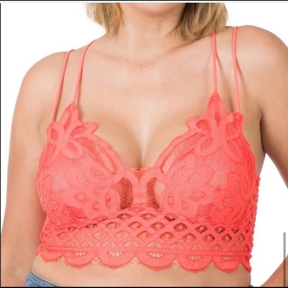 🎉LAST ONE🎉Womens sexy removable padding adjustable lace bralette - Picture 7 of 8